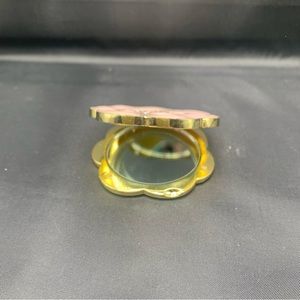 Compact Mirror Pink Enamel With Rhinestones Nordstrom